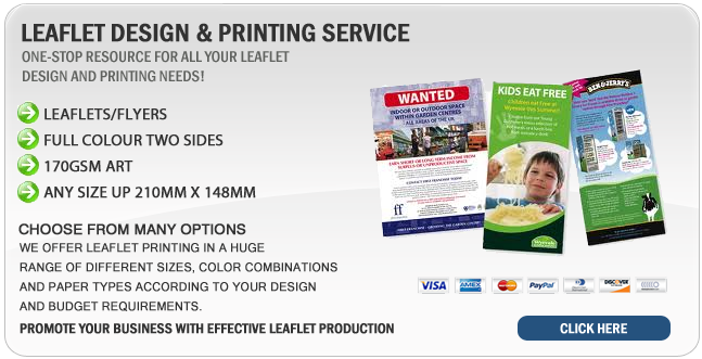 Leaflet Design and Print